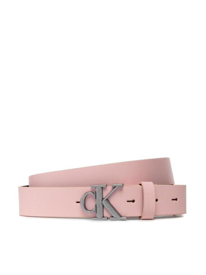 

Ремень Round Mono Plaque Belt 30mm Calvin Klein, розовый