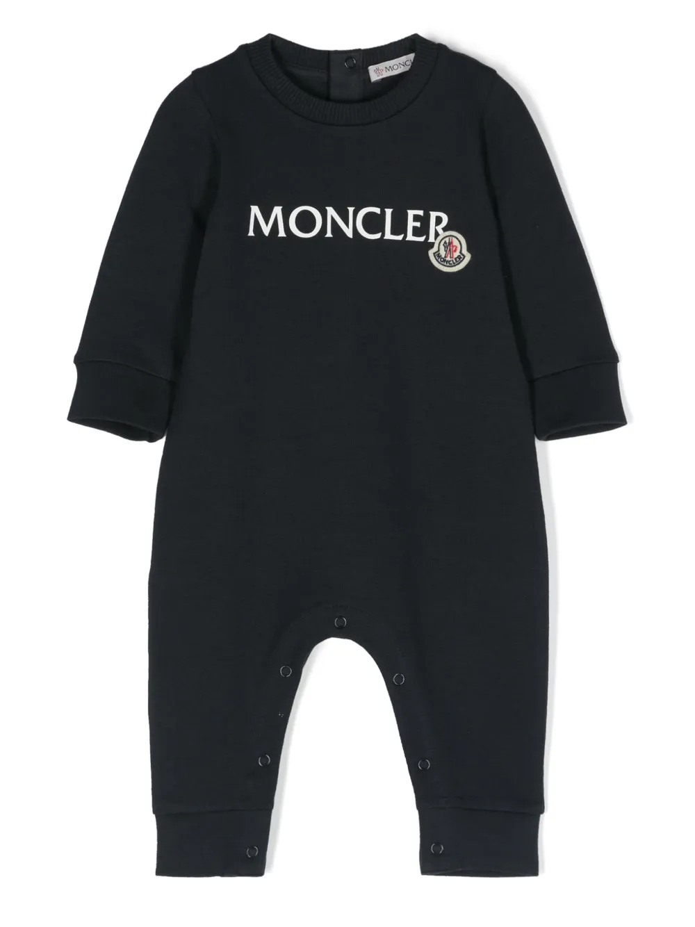 

Ромпер с логотипом Moncler Enfant, синий