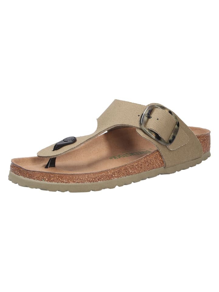 

Мюли Birkenstock Tieffußbett Pantolette GIZEH, зеленый