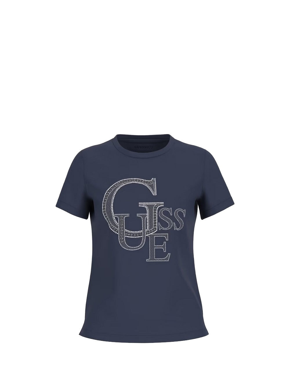 

Синяя женская футболка Guess