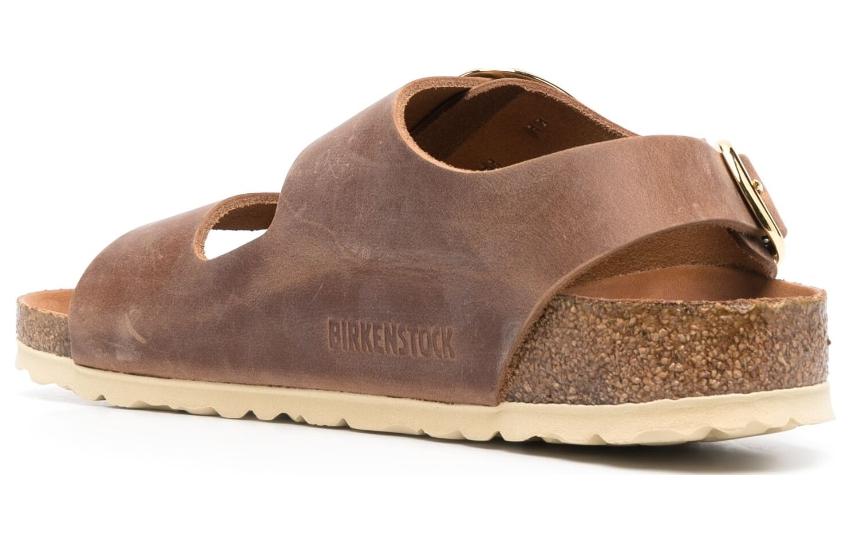 Миланские сандалии-лодочки с ремешком на щиколотке Birkenstock, Умбра — фото 4