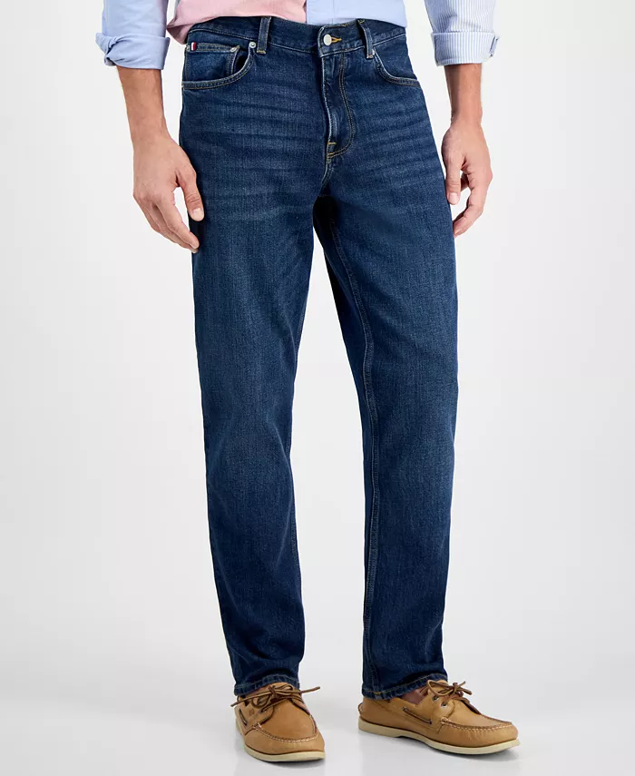 Мужские джинсы Denton Slim-Straight Tommy Hilfiger, синий — фото 2