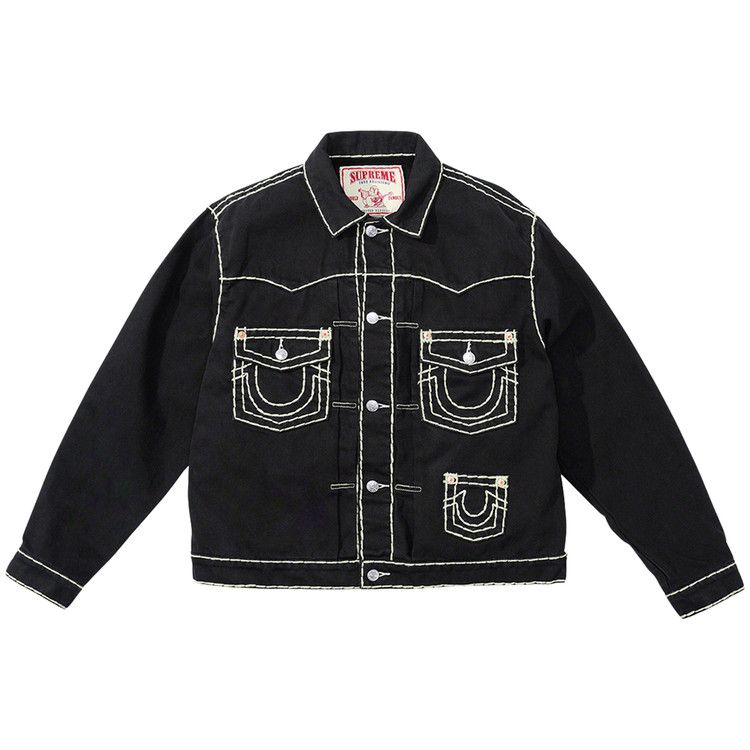 

Куртка Supreme x True Religion Denim Trucker Jacket, Black