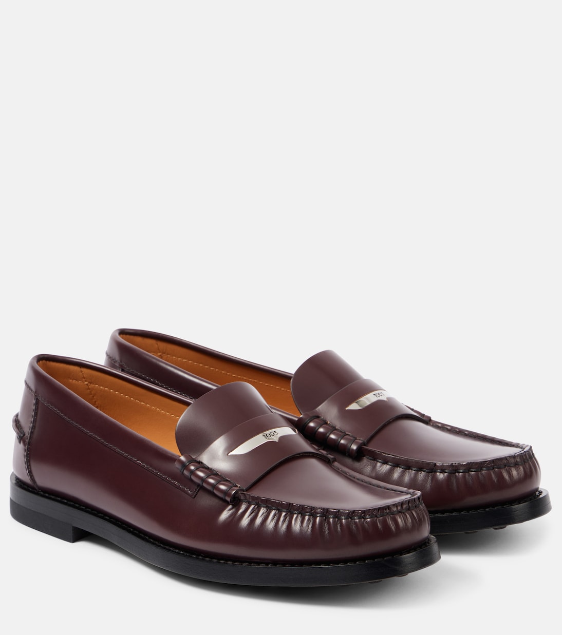 Кожаные мокасины Gommino Tod's, Brulé Scuro