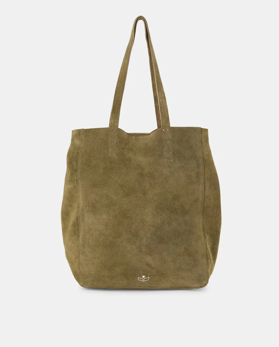 

Женская кожаная сумка-шоппер Green Coast, зеленый