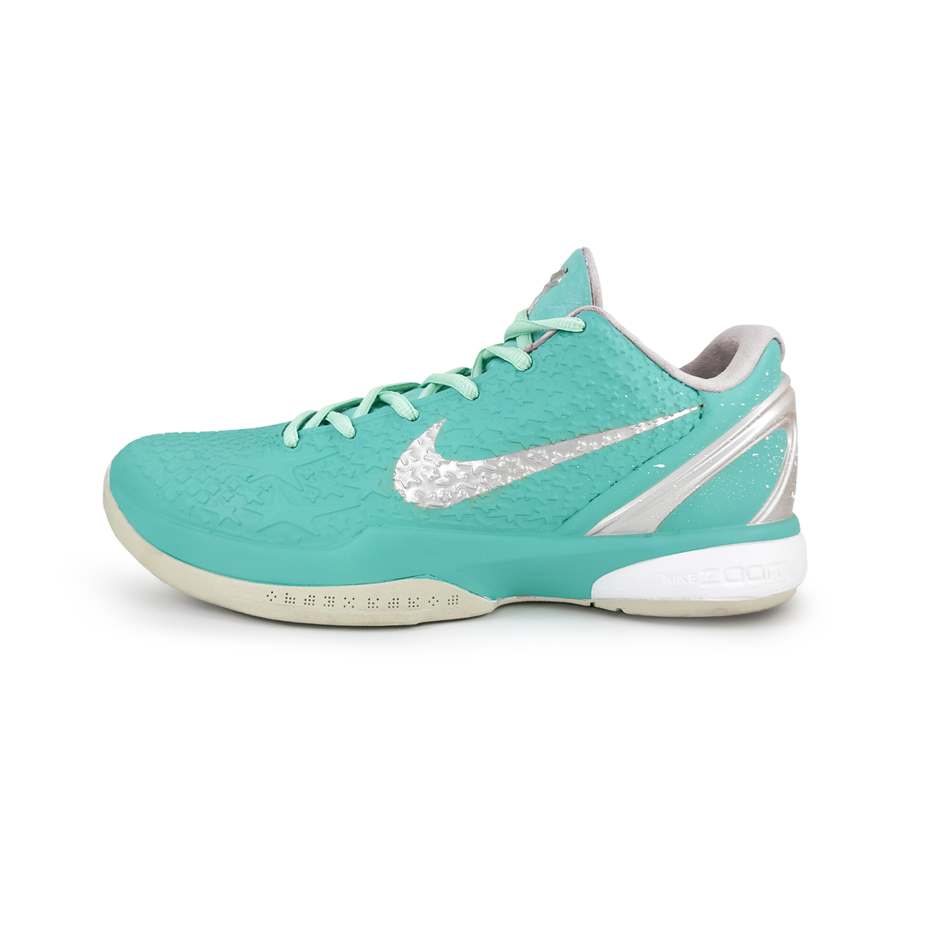 

Nike Баскетбольные кроссовки Zoom Kobe 6 с амортизацией, износостойкие, низкие, мужские, зеленые