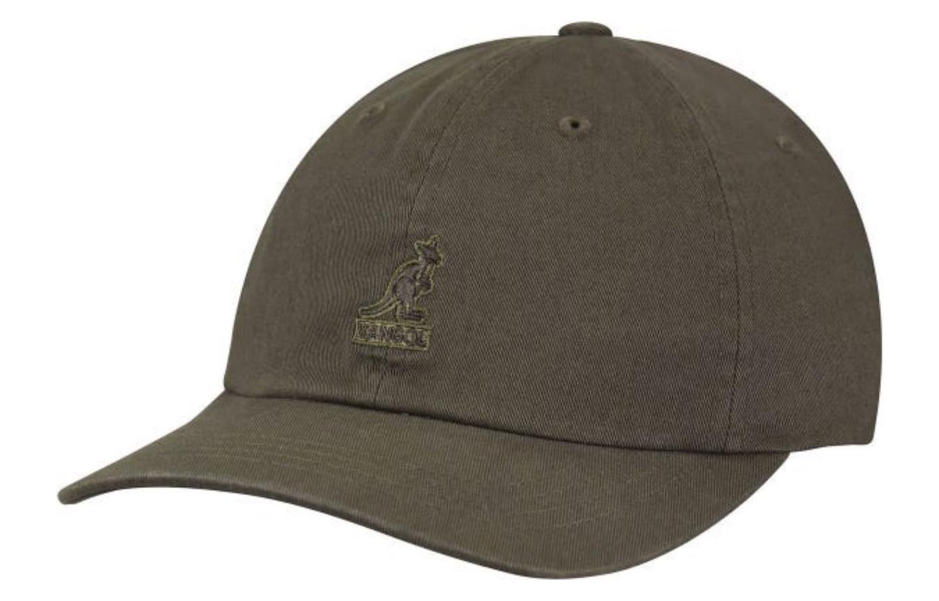 

KANGOL Хлопковая бейсболка унисекс, Dark Olive Green (SM094)