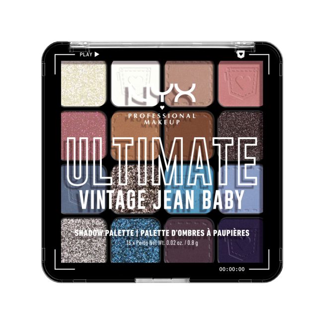 

Палитра теней для век Ultimate NYX Professional Makeup, цвет vintage jean baby