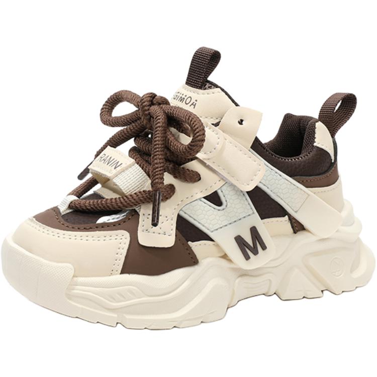 

Детские кроссовки low top из искусственной кожи ROBINHOOD, хаки