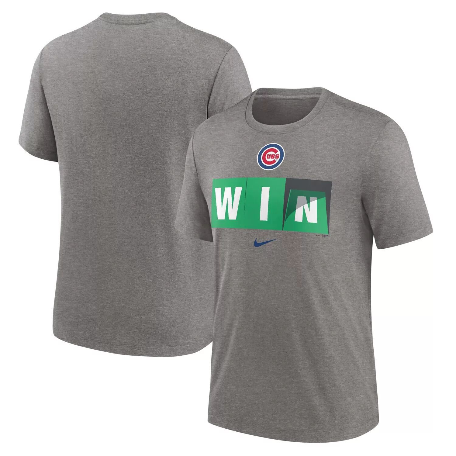 

Мужская серая футболка Chicago Cubs Win Scoreboard Hometown Tri-Blend Nike, Серый, Мужская серая футболка Chicago Cubs Win Scoreboard Hometown Tri-Blend Nike