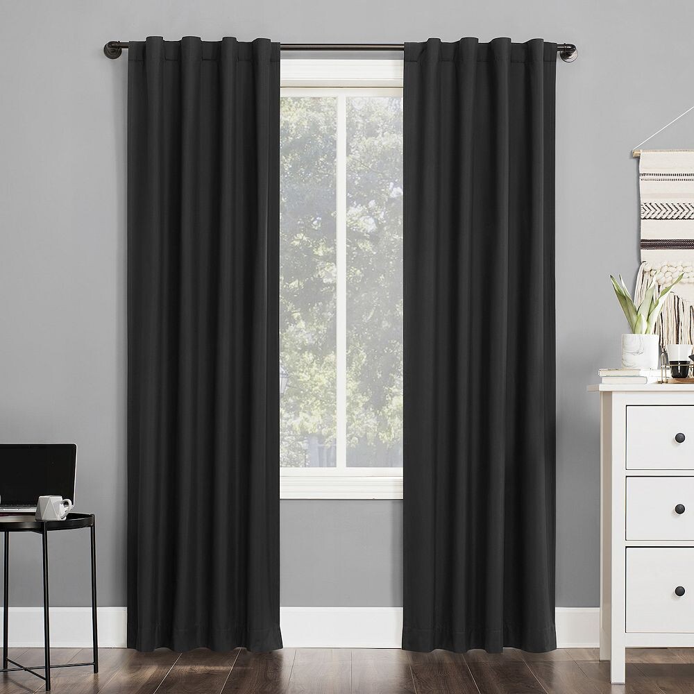 

Sun Zero Cyrus Thermal 100% затемняющие оконные шторы с задней вставкой, цвет Charcoal