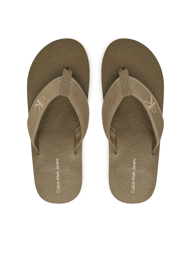 

Шлепанцы Thong+ Cv Ym0Ym01235 Calvin Klein Jeans, хаки