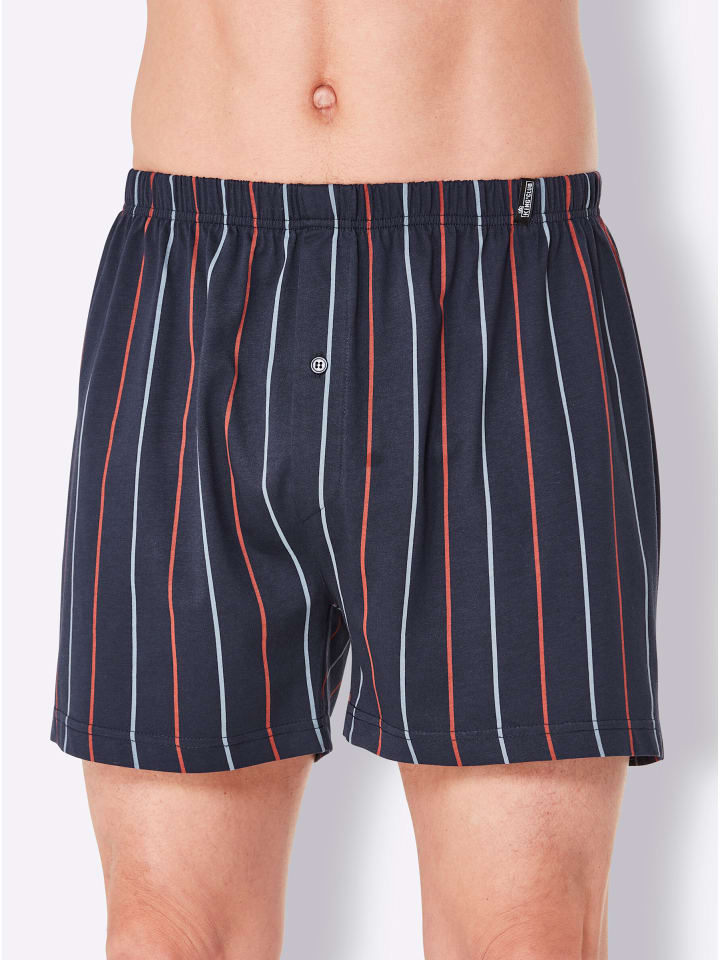 

WITT WEIDEN Боксерские шорты в темно-синюю полоску + темно-синюю клетку