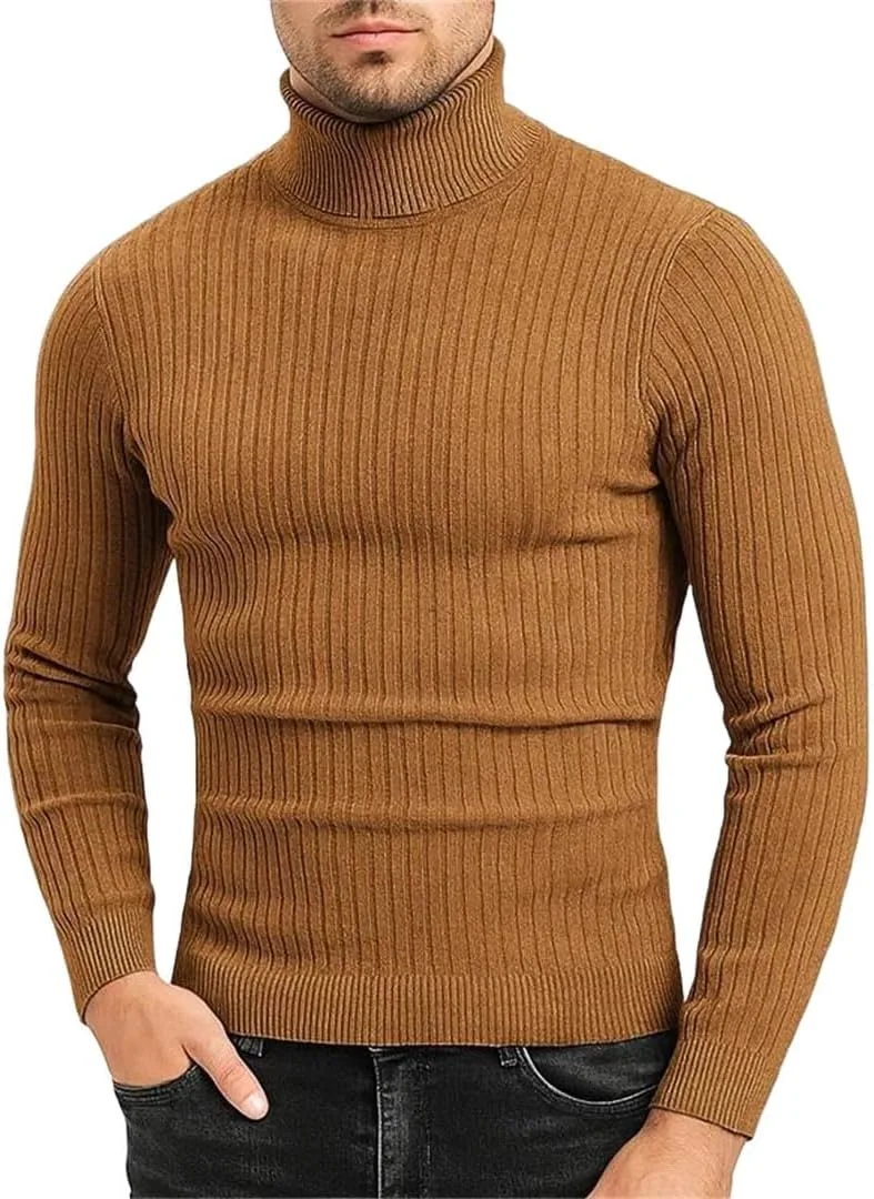 

Мужской свитер с косой вязкой