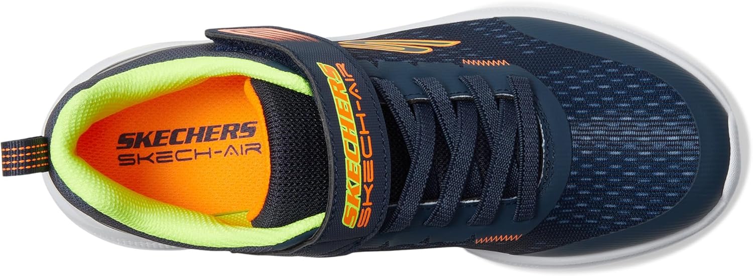 Кроссовки Skechers для мальчиков Microspec Max Advance-Squad-p, синий/угольный/темно-синий — фото 2