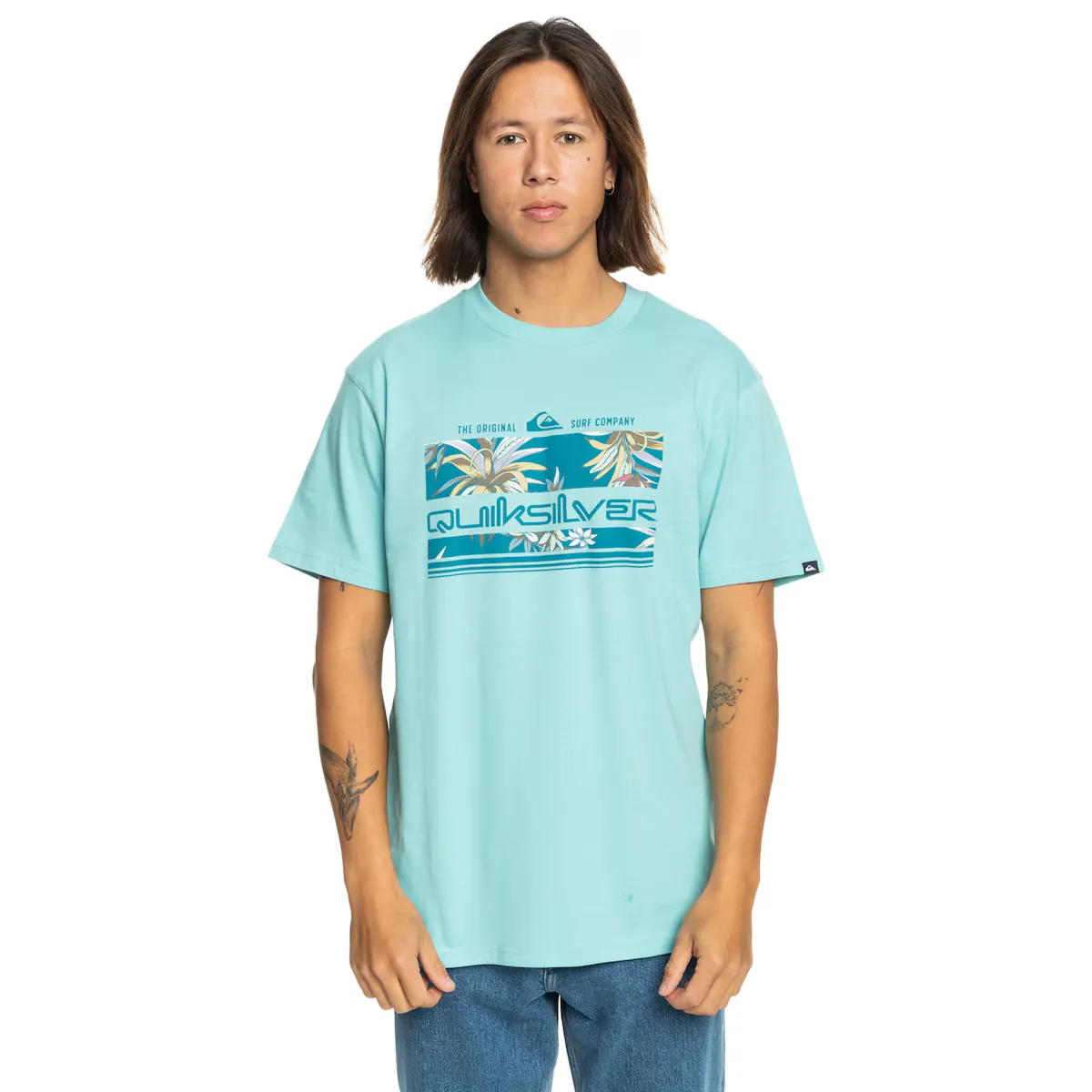 

Мужская футболка Quiksilver Tropical Rainbow, синий