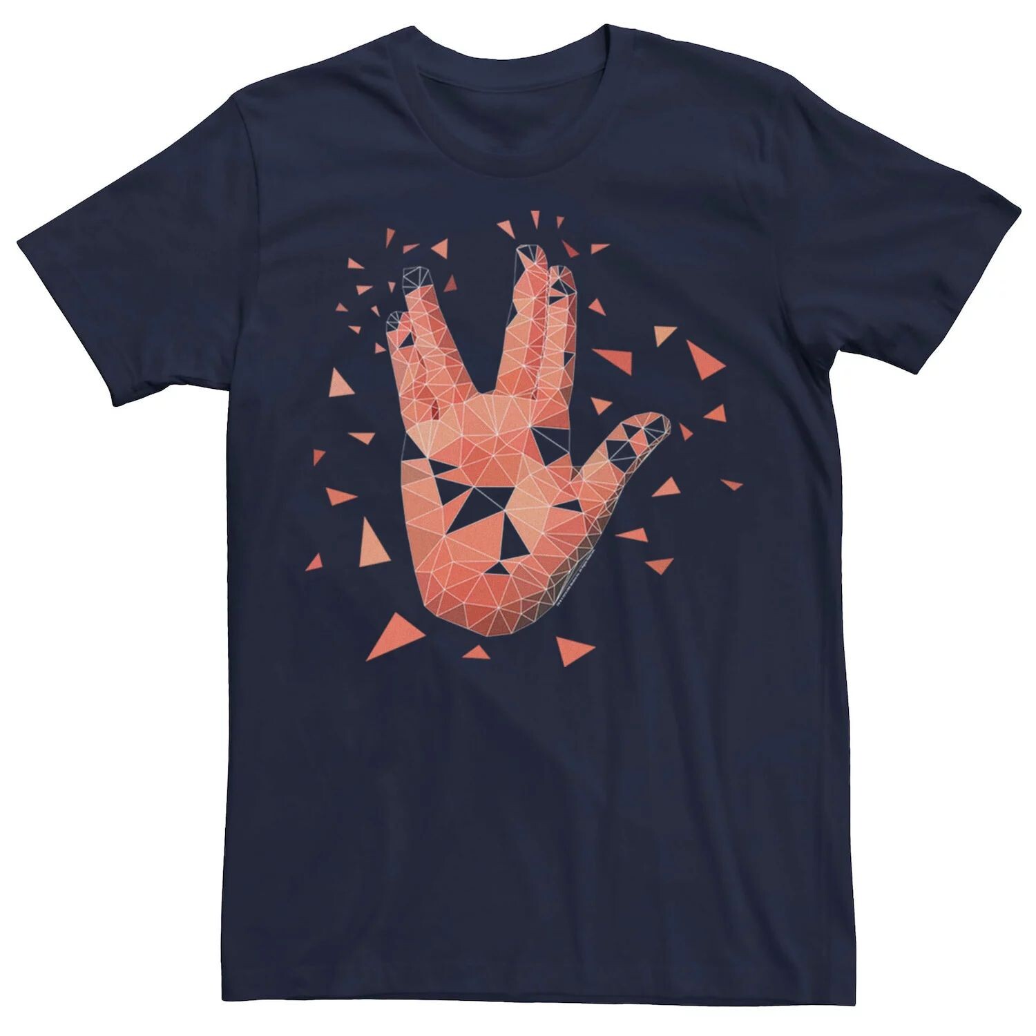 

Мужская футболка Star Trek Shattered Vulcan Salute Licensed Character