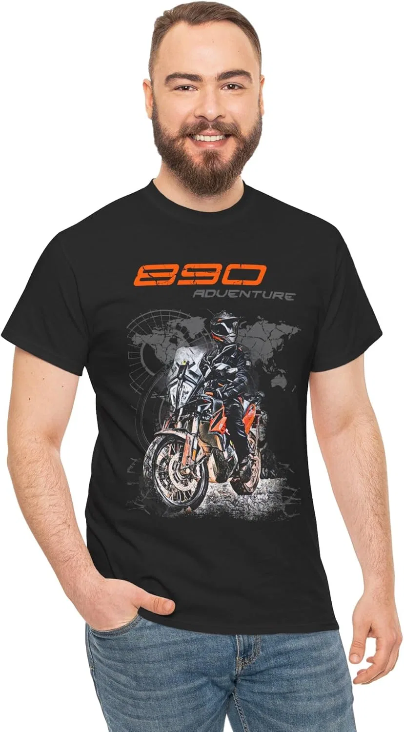 Футболка для владельцев 890 Adventure R - раллийная внедорожная версия - футболка для эндуро-мотоцикла 889cc — фото 2