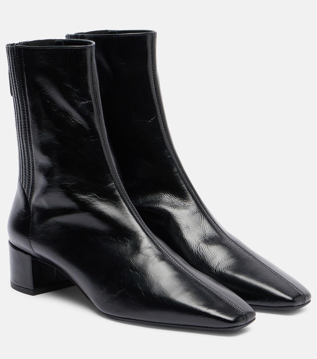 Ботильоны Saint Honore 35 из кожи наппа Aquazzura, черный