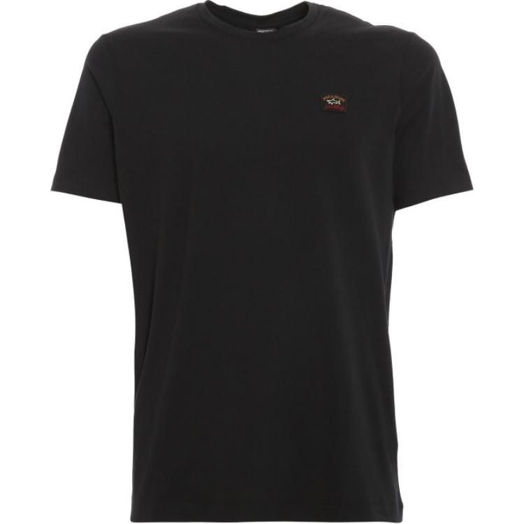 

Футболка с круглым вырезом и нашивкой с логотипом Paul & Shark, черный