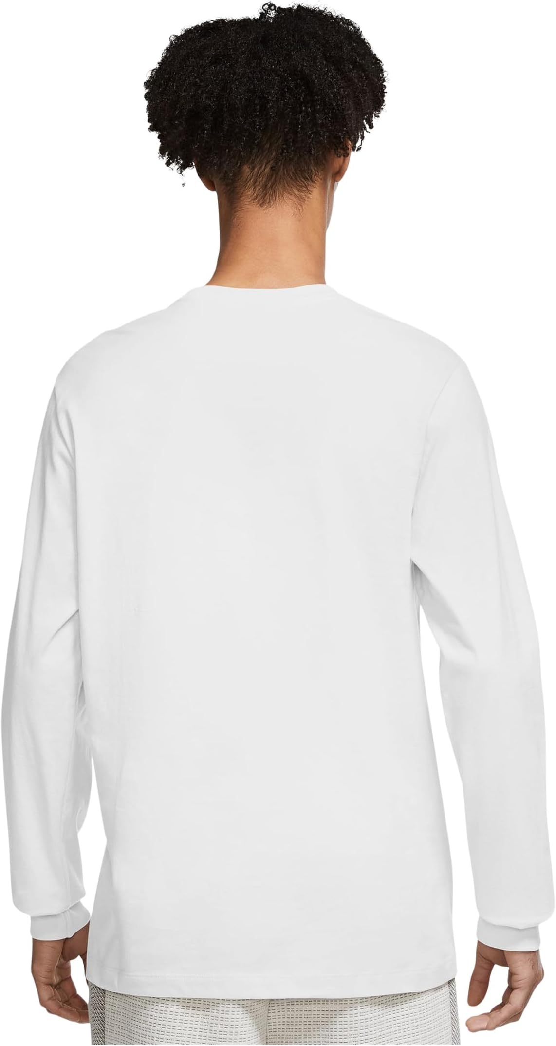 Футболка Nike Sportswear Tee Long Sleeve Embroidered Futura, цвет White/Black — фото 2