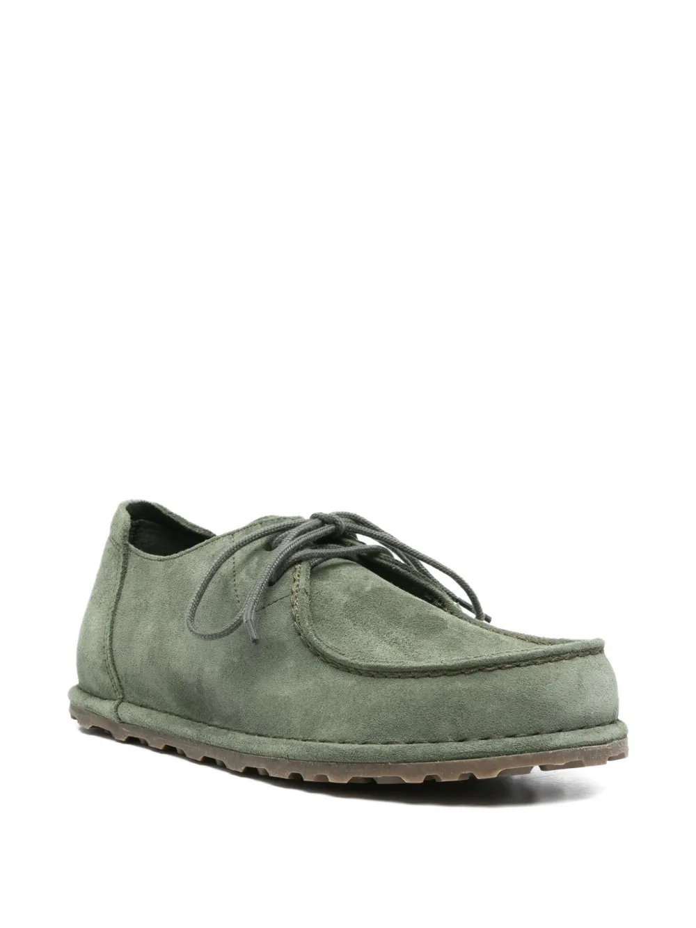 Замшевые туфли Utti на шнуровке BIRKENSTOCK, зеленый — фото 2