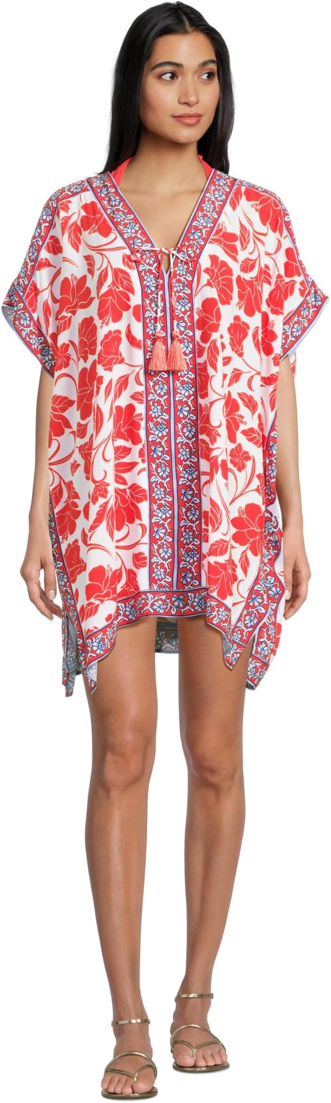 

Женская туника Fiori Border Tommy Bahama, White