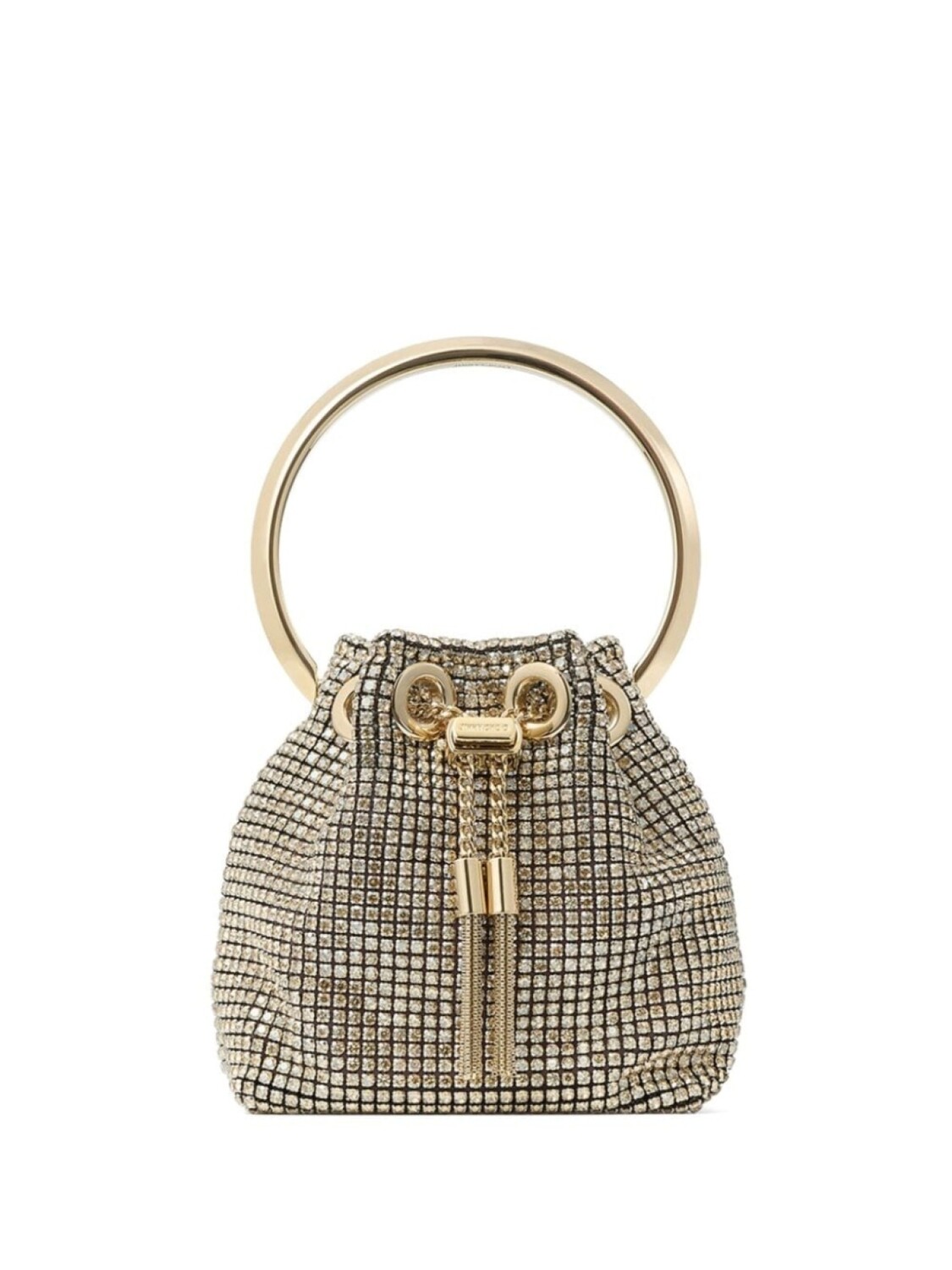 

Микро-сумка-ведро Bon Bon Jimmy Choo, золотой