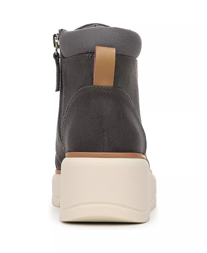 Женские ботильоны Nice Day Max Alpine Wedge с водонепроницаемой подошвой Dr. Scholl's, серый — фото 3