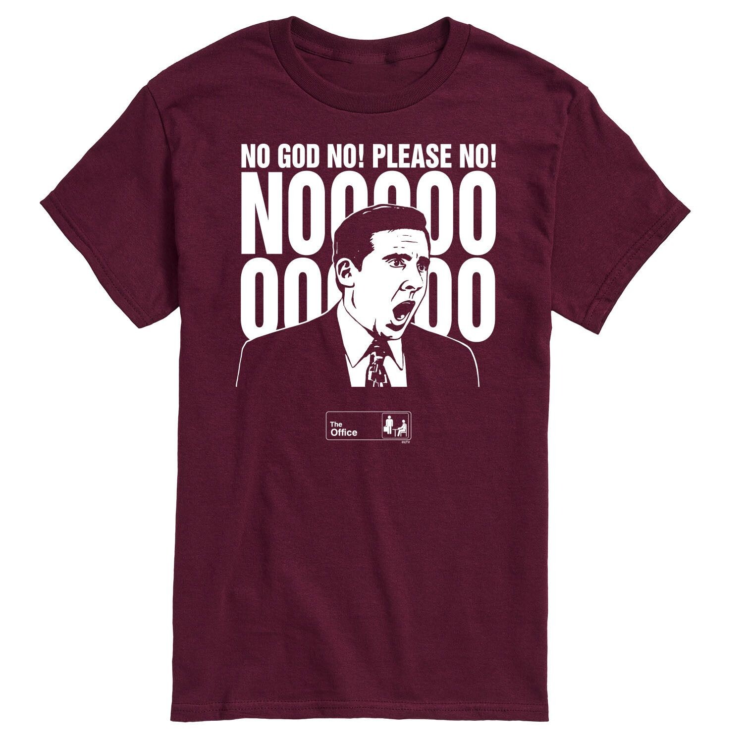 

Мужская футболка The Office No God Please No Tee Licensed Character