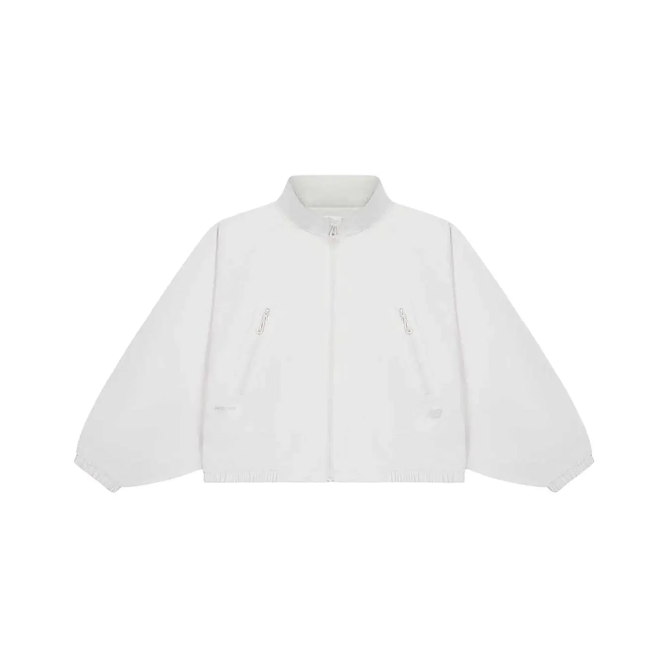 

New Balance Куртка женская White Stand Collar Moderate Others