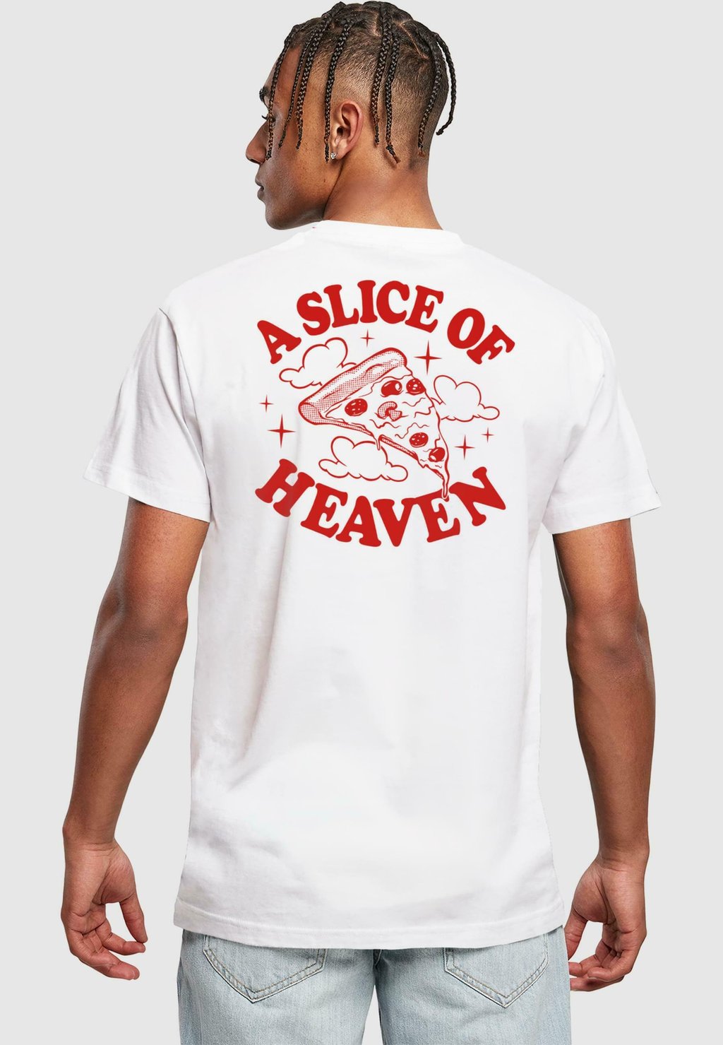 

Футболка с принтом SLICE OF HEAVEN PIZZA TEE Mister Tee, белый