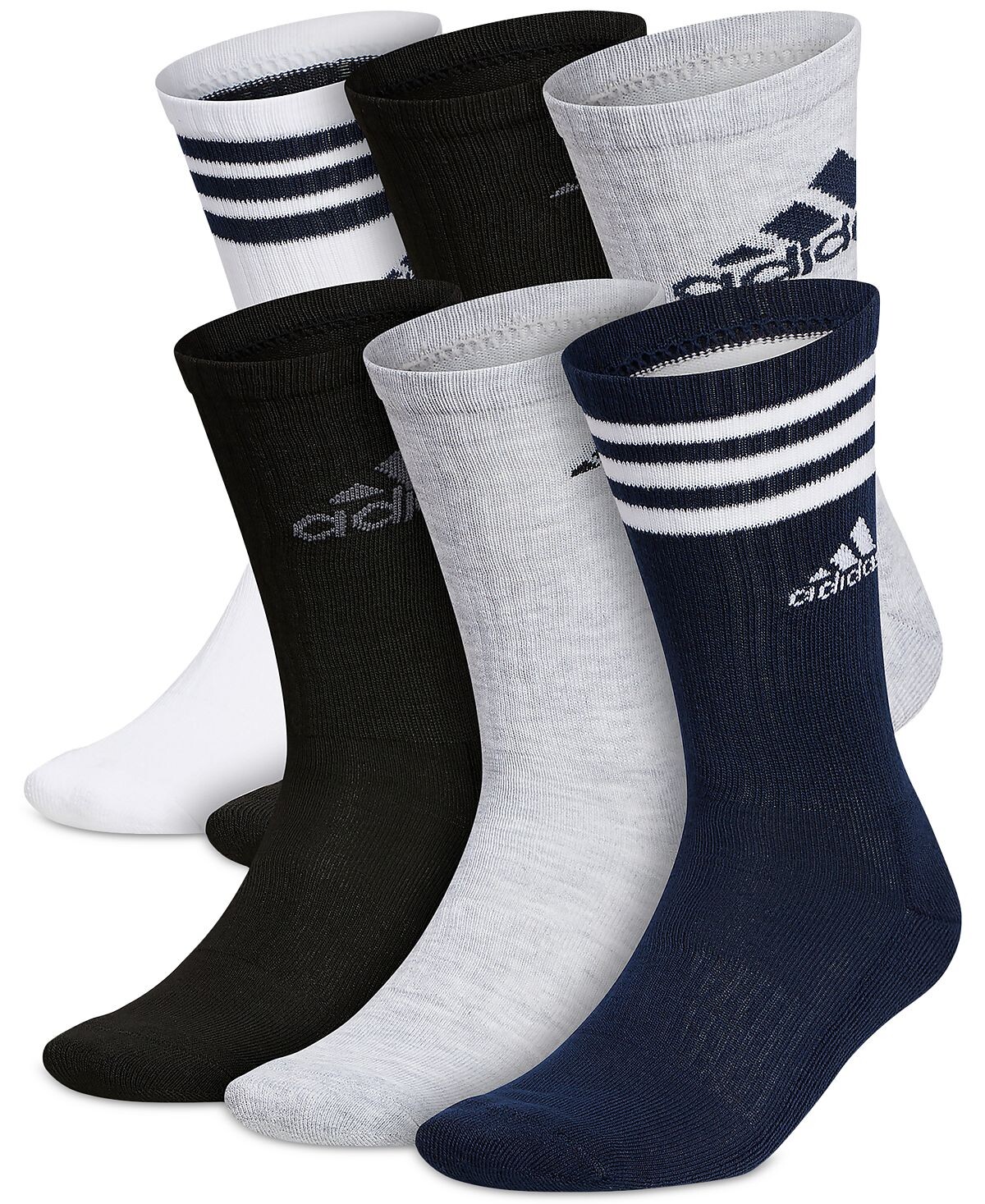 

Мужские спортивные носки смешанного типа с мягкой подкладкой — 6 уп. adidas