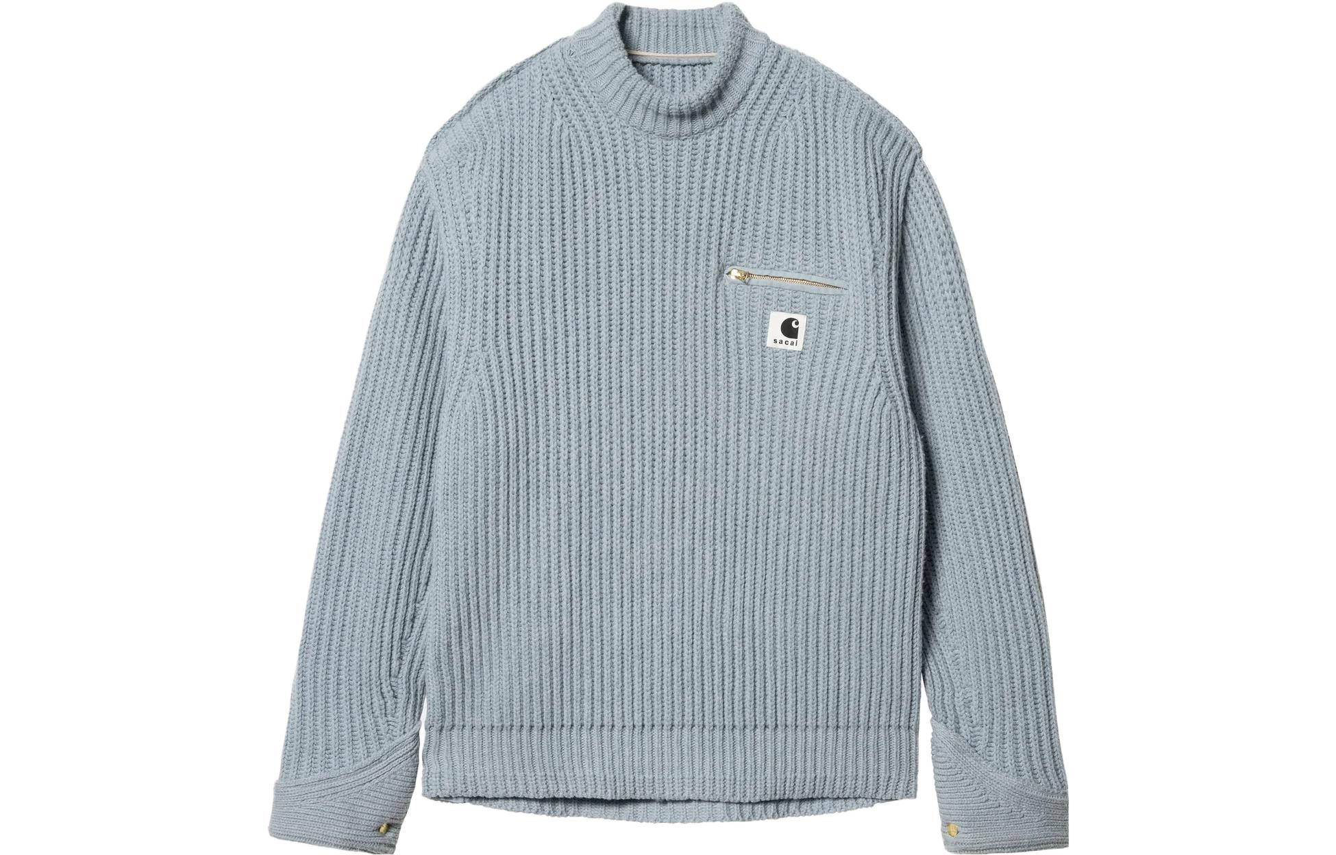 

Толстовка Carhartt Wip Knit Detroit Sacai, синий