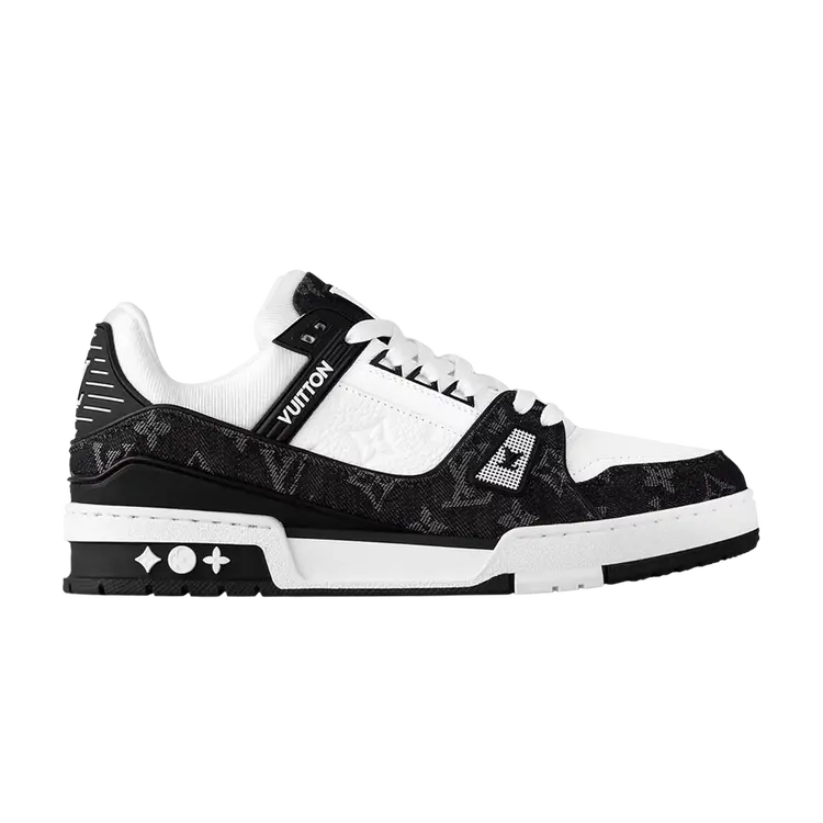 Кроссовки Louis Vuitton Wmns Trainer, цвет Black Monogram Denim