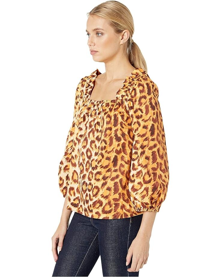 

Топ Kate Spade New York Panthera Square Neck Top, цвет Neutral