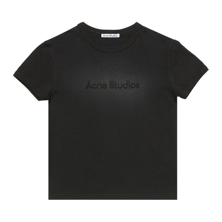 

Футболка Acne Studios T-Shirt Faded Black, черный