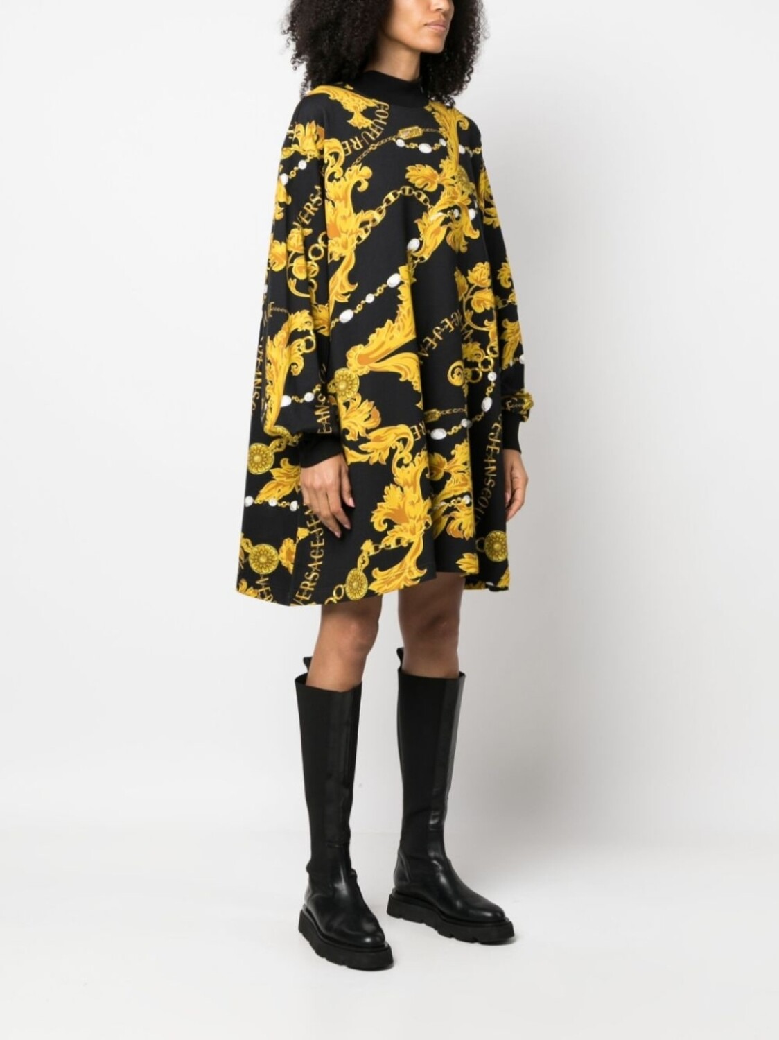 

Versace Jeans Couture платье мини Chain Couture, черный