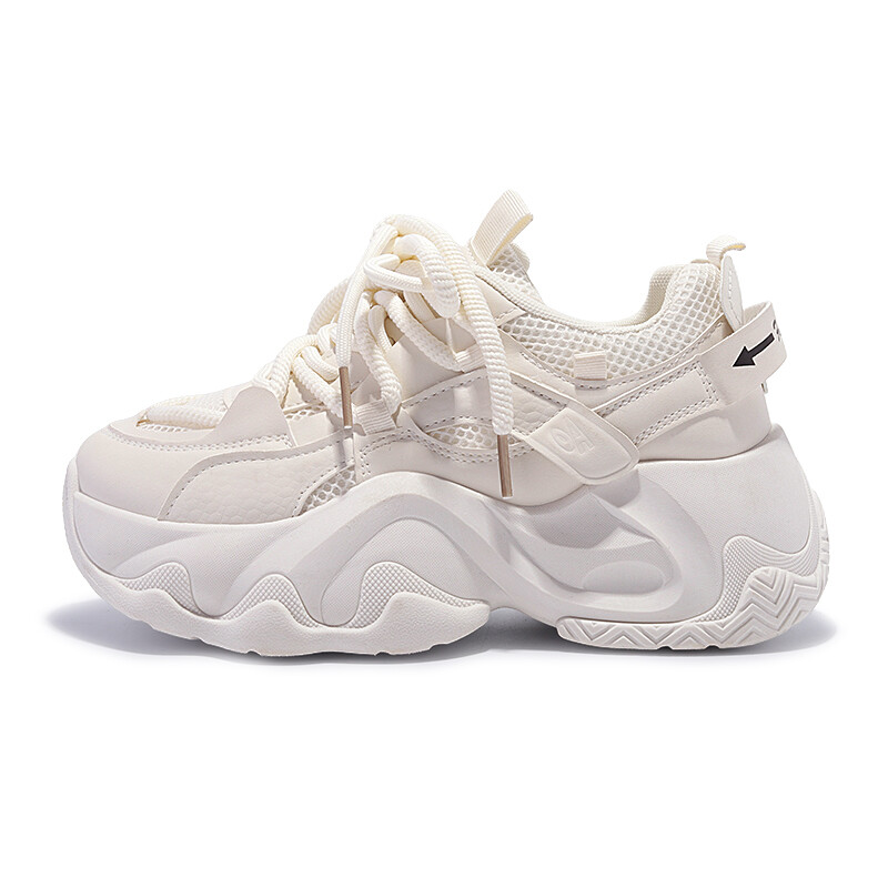 

Кроссовки SNXR Chunky Sneakers Women's Low-top Beige, бежевый