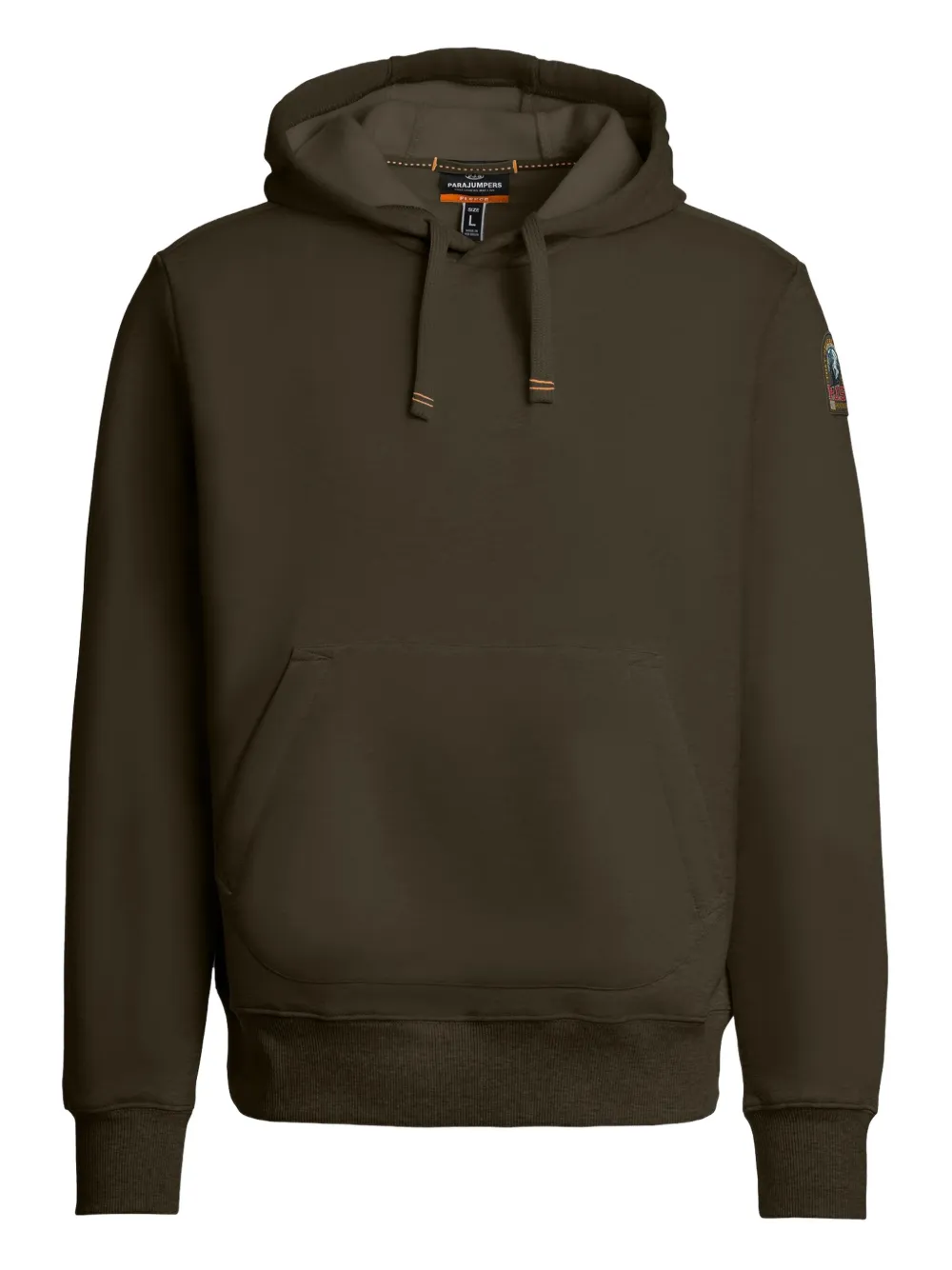 

Худи с накладным карманом Parajumpers, коричневый