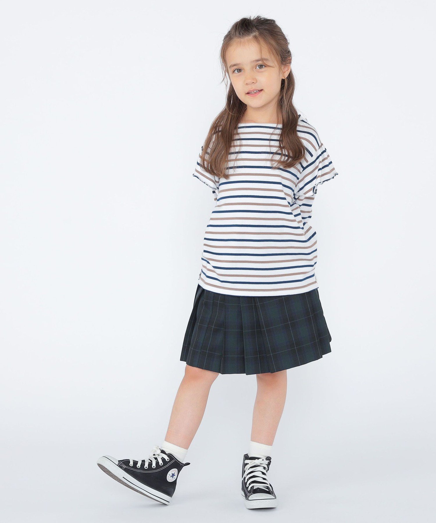 Детская футболка с длинными рукавами и оборками, размер 100-130 см SHIPS KIDS, Off white — фото 3