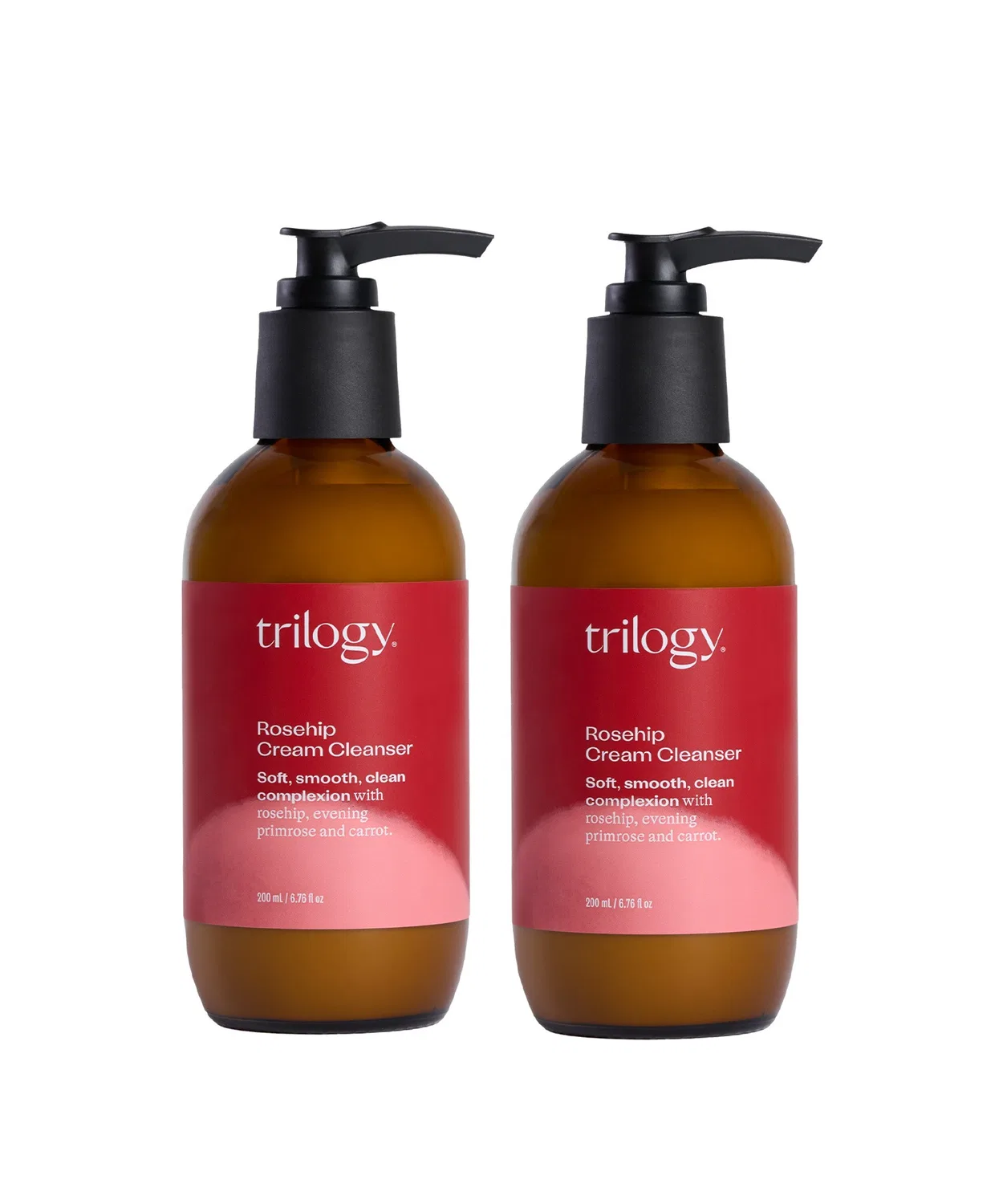 Крем для снятия макияжа Trilogy Rosehip Cleansing Cream 200 мл 2 шт, бежевый