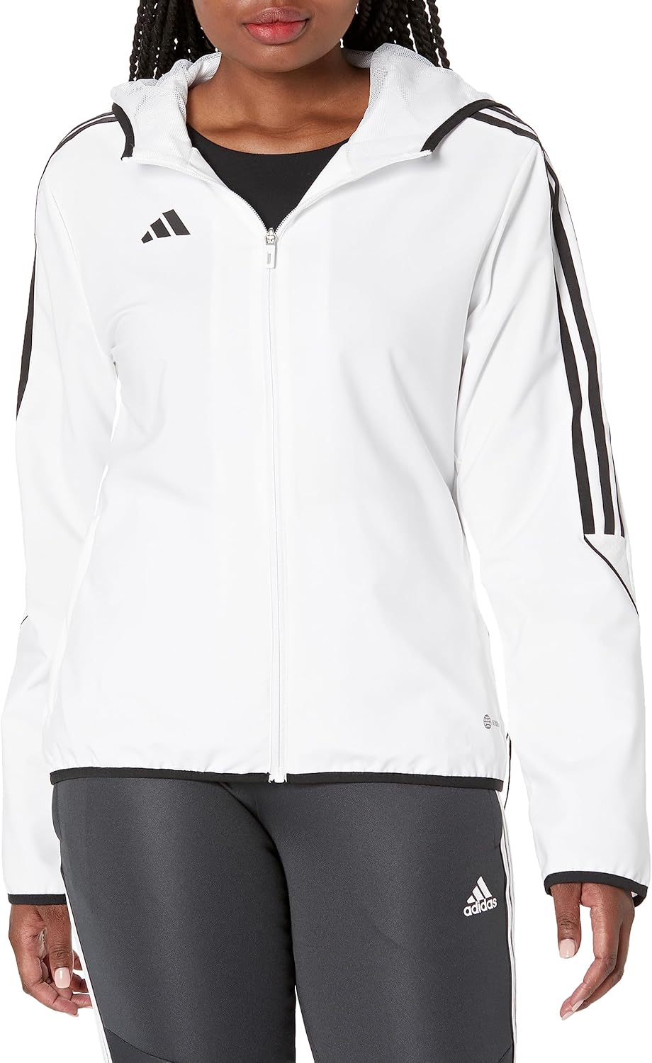 

adidas Женская ветровка Tiro23 League для футбольных бутс с влагоотводящим эффектом красного цвета, White