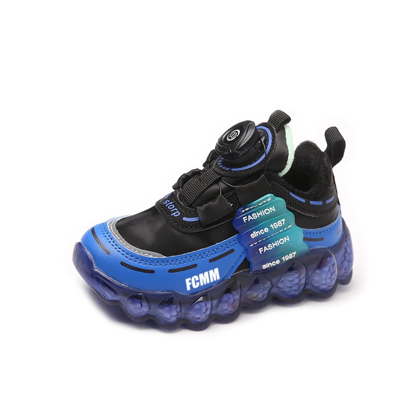 

Нескользящие и дышащие низкие повседневные кроссовки для детей FCMM, синий