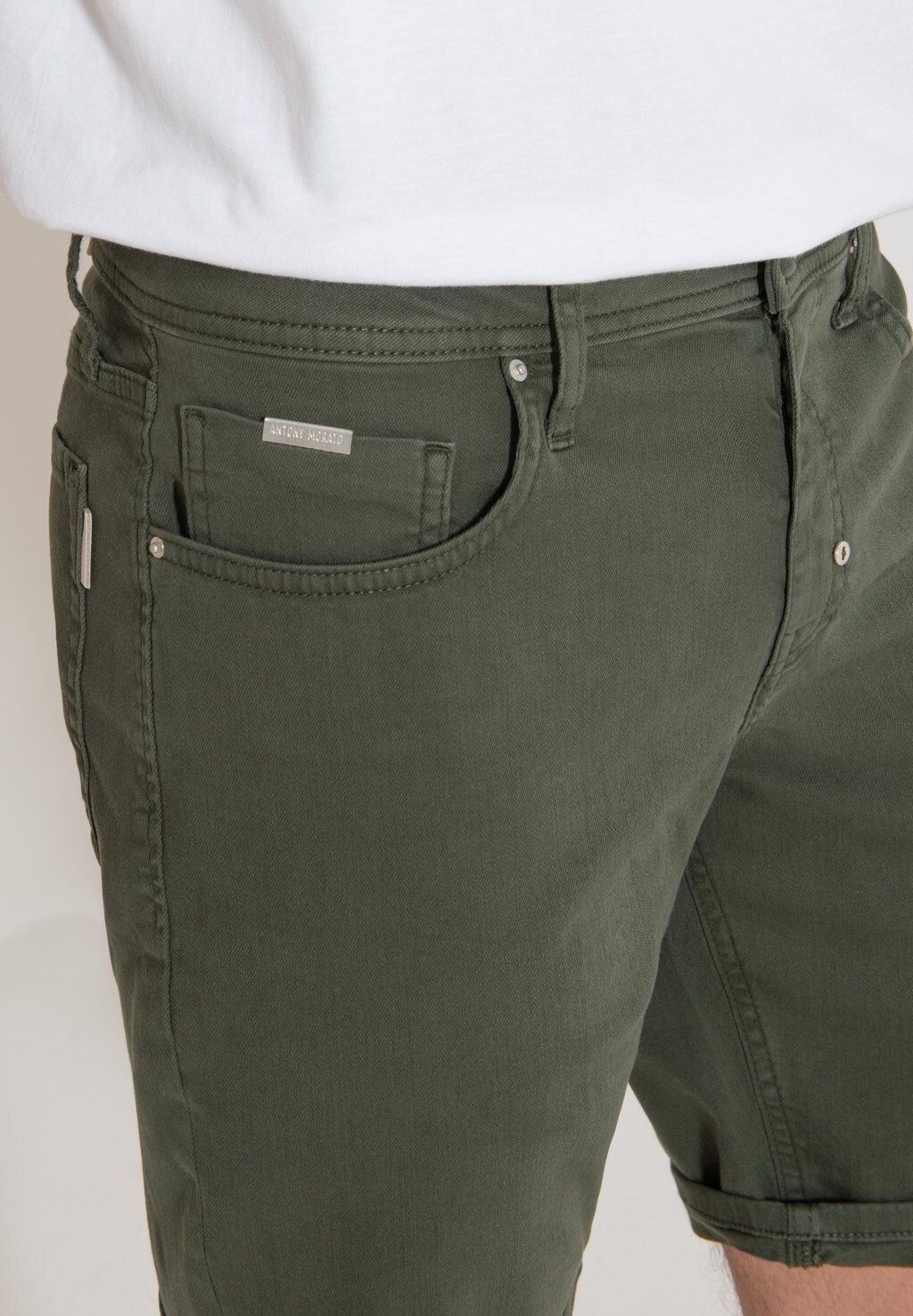 

Джинсовые шорты OZZY IN POWER STRETCH Antony Morato, хаки