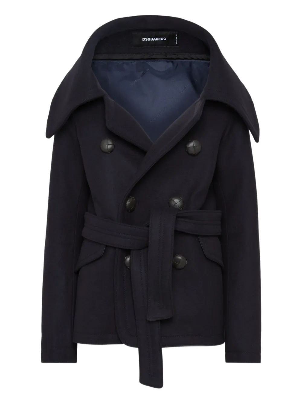

Двубортное пальто DSQUARED2, синий