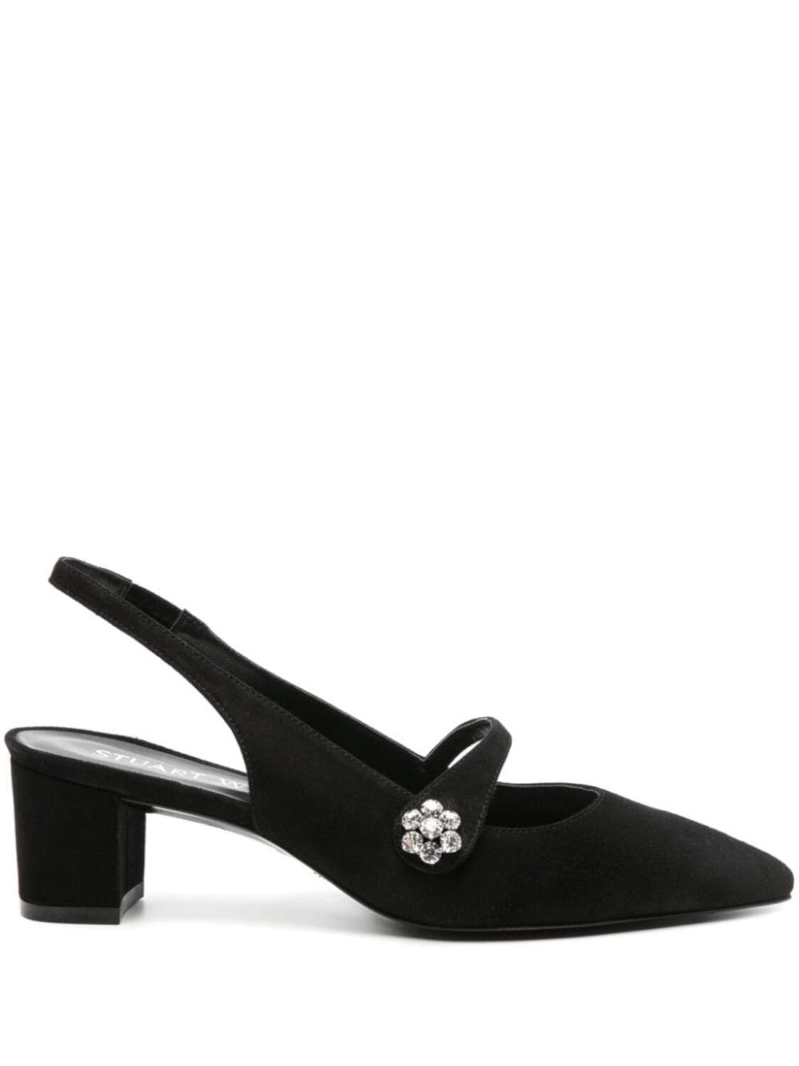 

Stuart Weitzman туфли Crystal Fleur 55, черный