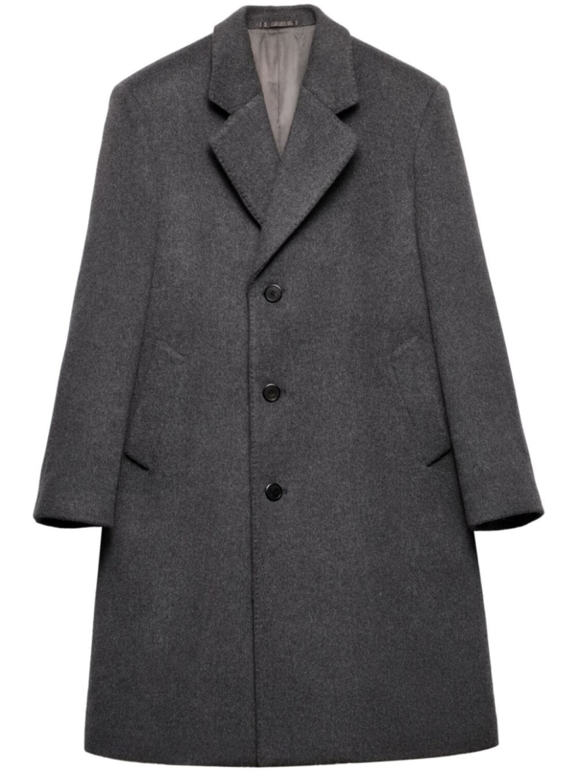 

Prada шерстяное пальто, серый