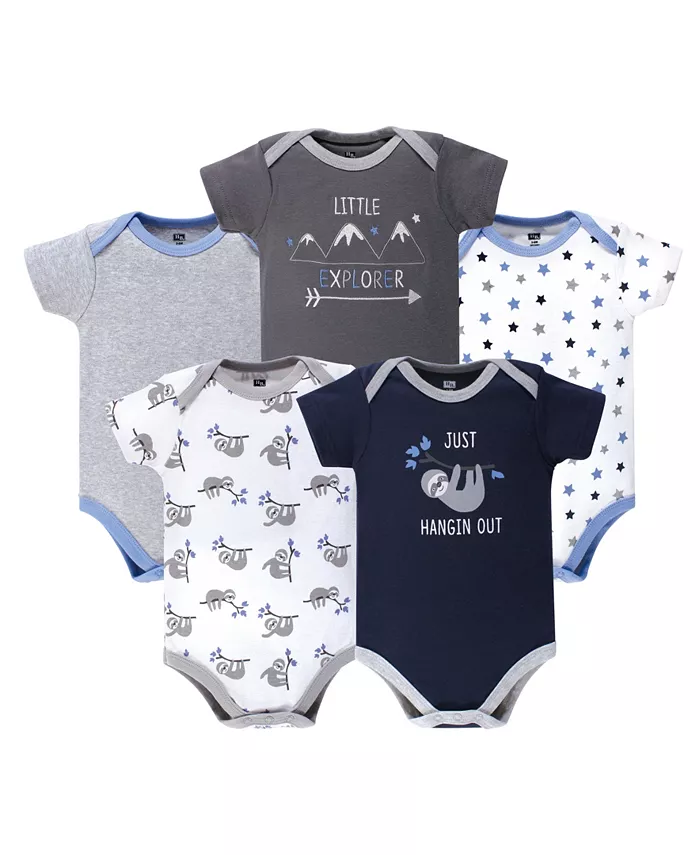 

Боди для мальчиков Hudson из хлопка, 5 шт Hudson Baby, мультиколор