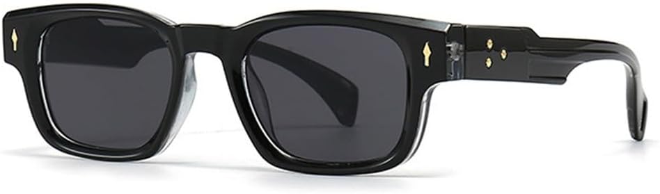 

Женские солнцезащитные очки с градиентным покрытием UV400, мужские очки с заклепками в стиле панк для занятий спортом на открытом воздухе, бега и езды generic, Black Gray